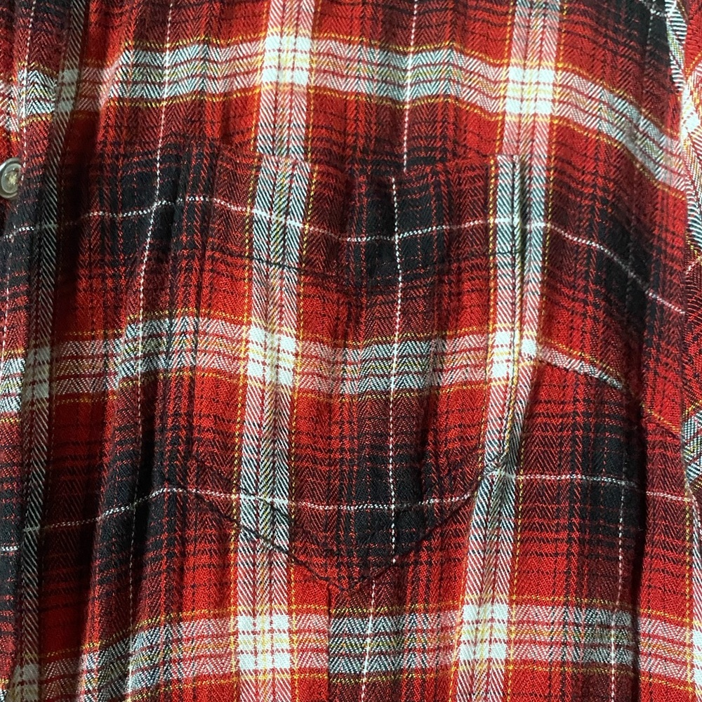 Universal Thread Plaid Flannel Duster, S - image 6